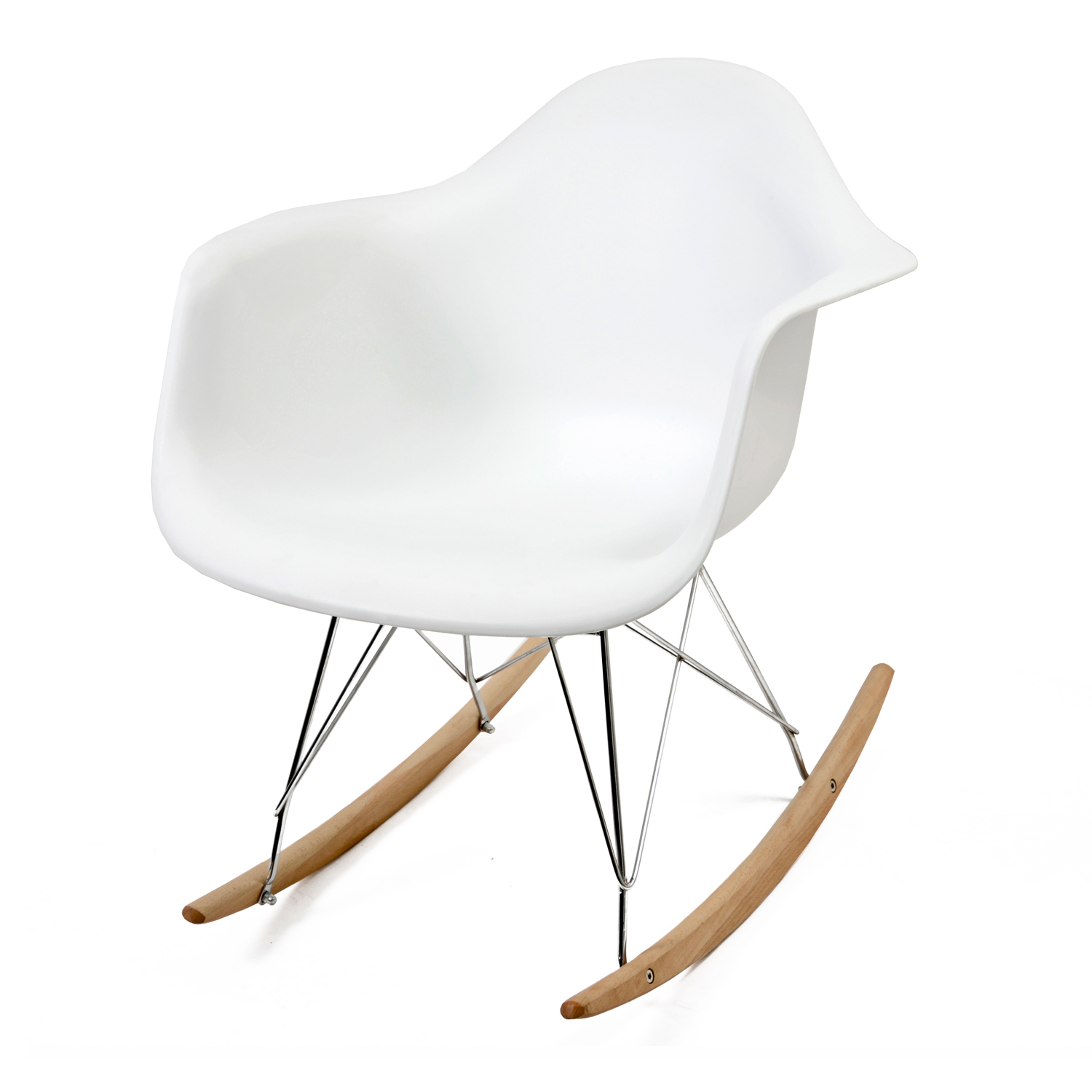 SILLA MECEDORA EAMES ROCKING BLANCO De Pies A Cabeza Store