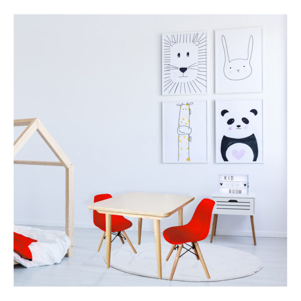 DIY bed in boy's room