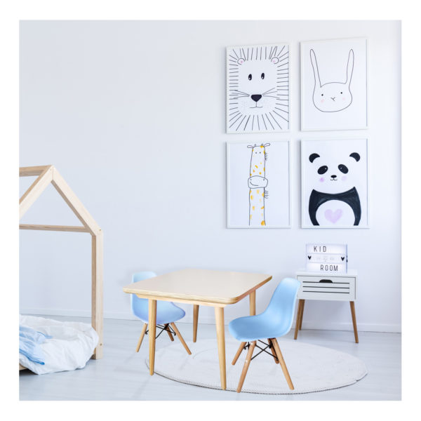 DIY bed in boy's room