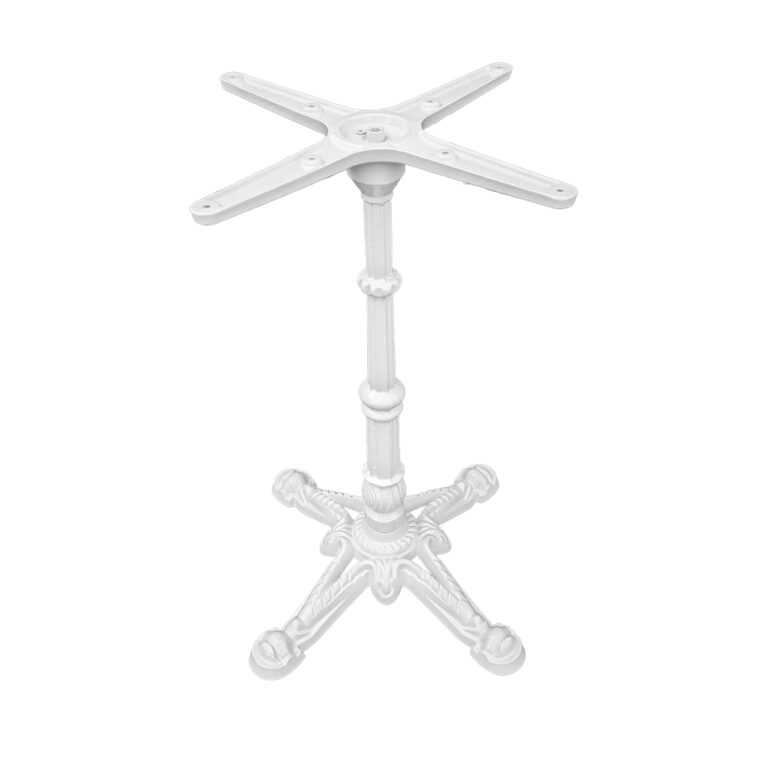 Base Mesa Parisina 4 Patas Blanca De Pies A Cabeza Store